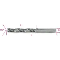 Stanley Spiraalboren, korte uitvoering HSS volledig geslepen glimmende afwerking 412 9,50 - 004120142