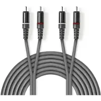 Nedis Tulp stereo audio kabel - 1,5 meter