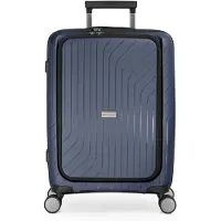 Hauptstadtkoffer Hardshell-trolley TXL, donkerblauw, 55 cm met gewatteerd laptopvak