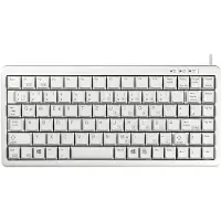 Cherry Compact-Keyboard G84-4100 - Toetsenbord - PS/2, USB - Duits - Lichtgrijs