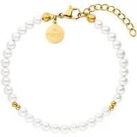 Purelei Armband 'Finesse' goud / parelwit