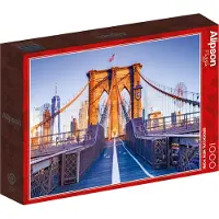 Alipson Puzzle ALIPSON Puzzel: Brooklynbrug, New York. 1000 stukjes