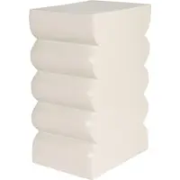 Zuiver Curves Kruk H 45 cm - Shiny Beige