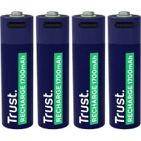 Trust Computer Products USB-C oplaadbare AA-batterijen (4-pack)