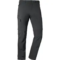 Schöffel - Pants Koper1 Zip Off - Trekkingbroek 50 - Regular, grijs/zwart