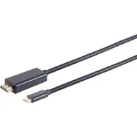 S-Impuls USB-C - DisplayPort 8K 60Hz kabel | zwart | 3 meter