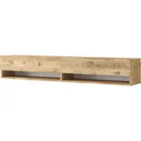 En.casa Tv-meubel Laitila 2 opbergvakken 180x31,5x29,5cm houtkleurig