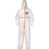 Uvex 9837513, wegwerpbeschermingspak 4B, wit/oranje, maat XXL
