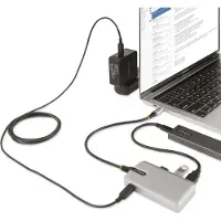 StarTech.com USB-C Hub met 4 Poorten en 4K 60Hz Video-uitgang - - Model - Overcurrentbescherming - Wake on USB