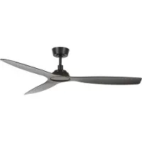 Beacon Lighting Moto plafondventilator, zwart, Ø 132 cm, stil - Beacon , Moto, Zwart, Woonkamer, Kunststof, Modern