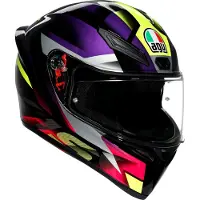 AGV K1 S Fastlap Zwart Lila Integraalhelm Maat XS