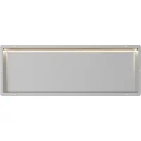 Guido Gusto RVS Inbouwnis 30x90x7cm met tegelflens en RGB verlichting