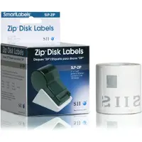Seiko SLP-ZIP Diskette-etiketten 51 x 60 mm Wit 1 stuk(s) Permanent hechtend