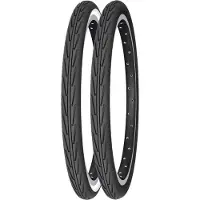 Michelin City Junior 20'' stadsband (ETRTO 451) Tubetype Rigid Zwart Wit || Maat: 37 mm