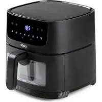 Domo DO542FR - Deli-fryer met kijkvenster - 4 L - 1350 W