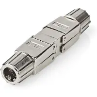 Nedis Netwerkkoppeling | CAT7 | Afgeschermd | RJ45 Female | RJ45 Female | Recht | Metaal | Doos - CCGB89020ME