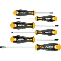 Felo Ergonic Sl Pozidriv Philps Schroevendraaierset 6 Stukken