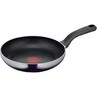 Tefal Koekenpan Resist, veilige titanium anti-aanbaklaag Thermo-signaal bij ideale baktemperatuur, niet inductiegeschikt