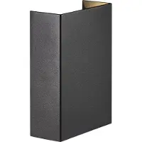 Nordlux Wandlamp zwart Fold strak design