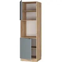 Vicco Fame-Line Ovenombouwkast – 60 cm open Licht blauw-grijs