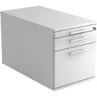 Hjh OFFICE PRO SIGNA TC20 RE - Rolcontainer Wit Hout met ophangsysteem Rail handvat (kunststof)