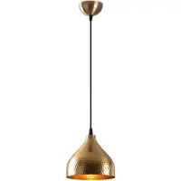 Opviq Hanglamp Tattoo 2394, dimbaar, brons / oud-messing, Woon-/ Eetkamer, metaal, Marokkaans / oosters, hanglamp