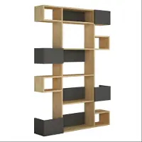 CALICOSY Rek 9 planken l120 cm niho
