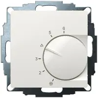 Eberle UTE 1002-RAL9010-G-55 Inbouw kamerthermostaat 5 tot 30°C, Thermostaat, Wit