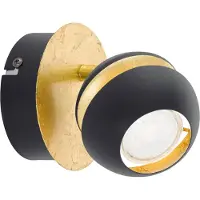 Brilliant G99756/76 Woodbridge Plafondlamp Zwart/Hout - 32W/3100LM/3000K