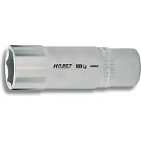 Hazet Dopsleutel 900LG-18 · 1/2 inch (12,5 mm) vierkant hol · Buiten-zeskant-tractieprofiel · SW 18 mm