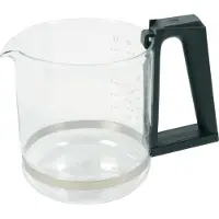 Krups Glazen kan zonder deksel, Accessoires voor koffiezetapparaten, Zwart