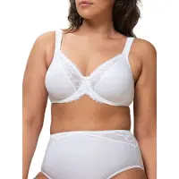 Triumph Niet voorgevormde bh Modern Lace+Cotton | Maat: 80E | Kleur: Wit
