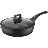 Ambition Enzo Diepe Koekenpan met Deksel 28cm - Geschikt voor Oven & Alle Vuren