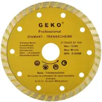 GEKO Diamant-Trennscheibe, TURBO, 125x8x22mm