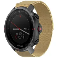 Strap-it Milanees smartwatch bandje - geschikt voor Polar Vantage M / M2 / M3 / Vantage V3 / Grit X / Grit X Pro / Grit X2 Pro - goud