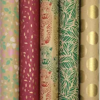 Benza CHARLIZE 100% Recycled 70 Gr/m2 cadeaupapier inpakpapier - 200 x 70 cm - 6 rollen