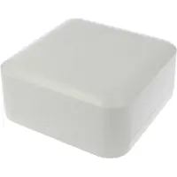 Hammond Electronics 1556FAGY Universele behuizing 160 x 160 x 70 ABS kunststof Brandvertragend Grijs 1 stuk(s)