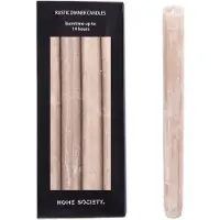 Home Society Dinner Candles Taupe 24 cm