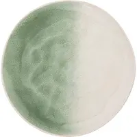 Konges Sløjd Secret de Gourmet Mala Plat bord Ø20cm - Set van 6 stuks - Wit/Groen