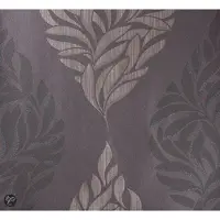 Dutch Wallcoverings Vliesbehang bladeren - Donkerbruin