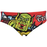 Turbo Troll Swimming Brief Rood XL Man