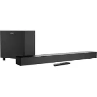 Medion S61022 3.1 Dolby Atmos Soundbar met draadloze subwoofer (voor tv-apparaten, Bluetooth 5.3, HDMI eARC CEC, optische ingang, AUX, 3 x 20 W + 60 W (RMS) subwoofer draadloos, afstandsbediening, wan
