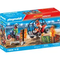 Playmobil Action Helden - Stuntshow - 71808 - 44 Onderdelen - - OneSize - Speelgoed