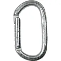 Climbing Technology Pillar Steel Ovaal Steel Solid Straight Gate