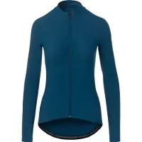 Giro Chrono Longsleeve Thermische Jersey Dames, blauw S 2022 Wielershirts
