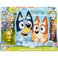 Moose BLUEY Verzamelkoffer met 8 speelfiguren Deluxe set