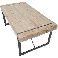 Mendler Eetkamertafel -A15, massief dennenhout rustiek MVG-gecertificeerd ~ natuurlijke kleur 80x180x90cm