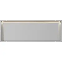 Guido Gusto RVS Inbouwnis 30x90x7cm met tegelflens en LED verlichting