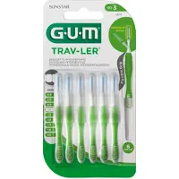 Gum 6x Trav-ler Ragers Groen 1.1mm 6 Stuks