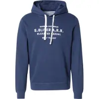 s.Oliver Sweatshirt donkerblauw / wit